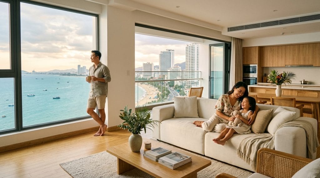 Thiết Kế Nội Thất Phòng Khách Nha Trang Tinh Tế 6 Báo Giá Thiết Kế Nội Thất Căn Hộ Nha Trang Trọn Gói - Tại Sao Thiết Kế Nội Thất Căn Hộ Nha Trang Lại Quan Trọng? | Xanh - Design &Amp; Build