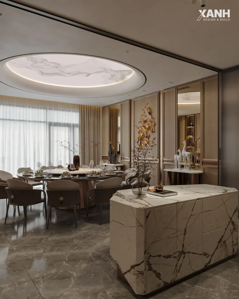 Báo Giá Chi Tiết Thiết Kế Nội Thất Nha Trang Từ A-Z | Xanh - Design &Amp; Build 6 2 Phong Tiec 003 Interactive Lightmix0000 Wm 800X600 Xanh Design Build