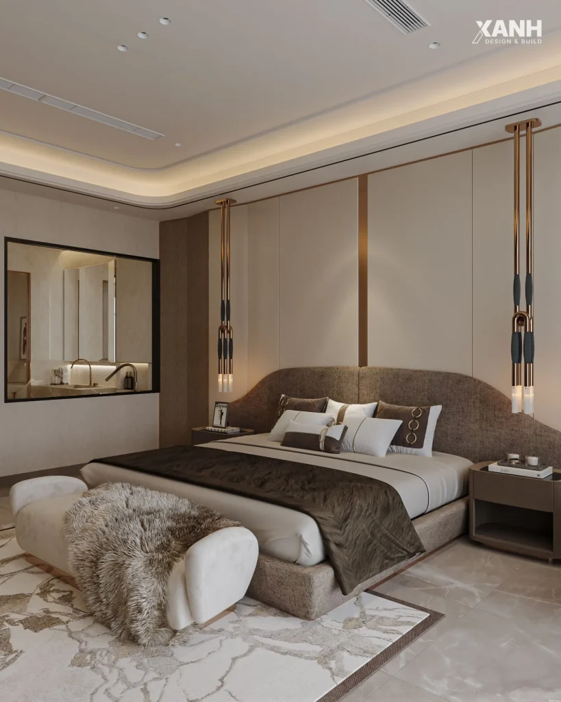 Báo Giá Chi Tiết Thiết Kế Nội Thất Nha Trang Từ A-Z | Xanh - Design &Amp; Build 10 4 Phong Ngu Master 002 Interactive Lightmix0000 Wm 800X600 Xanh Design Build