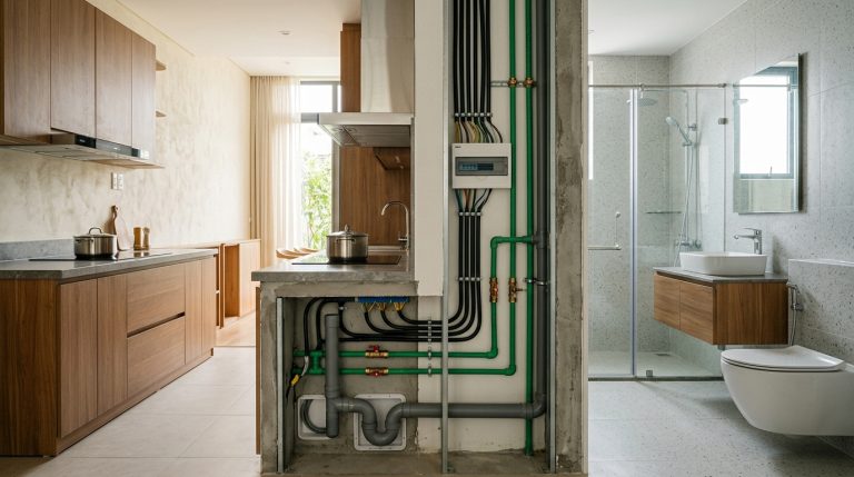 5 Kinh Nghiệm Thiết Kế Thi Công Điện Nước Gia Chủ Cần Biết | Xanh - Design &Amp; Build