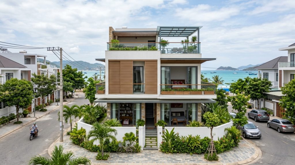 50+ Mẫu Thiết Kế Nhà Phố Hiện Đại, Tối Ưu Thông Gió Tại Nha Trang | Xanh - Design &Amp; Build 10 50+ Mẫu Thiết Kế Nhà Phố Hiện Đại, Tối Ưu Thông Gió Tại Nha Trang - 50+ Mẫu Nhà Phố Đẹp Nha Trang 2026: Tối Ưu Không Gian &Amp; Ánh Sáng | Xanh - Design &Amp; Build