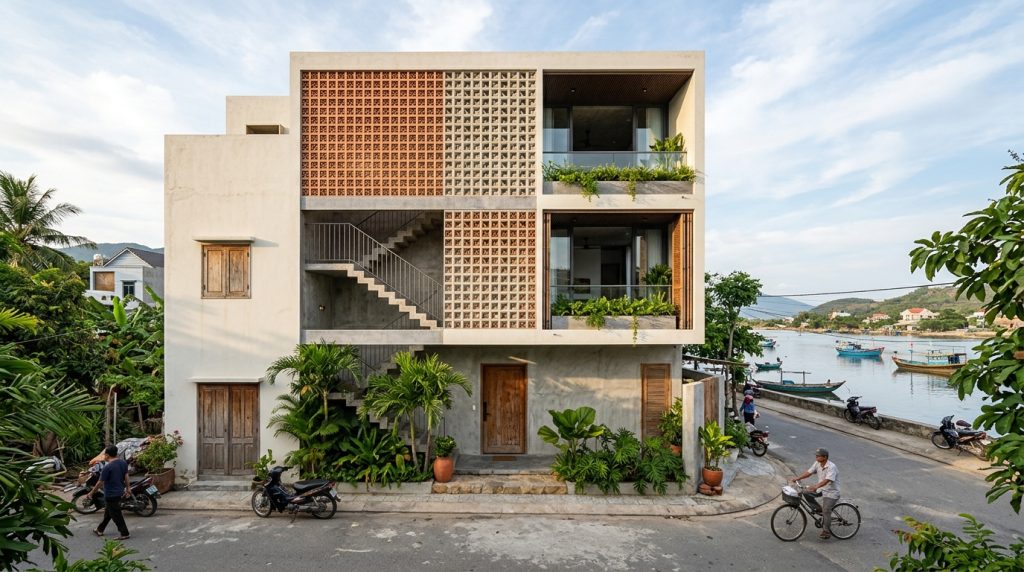 50+ Mẫu Thiết Kế Nhà Phố Hiện Đại, Tối Ưu Thông Gió Tại Nha Trang | Xanh - Design &Amp; Build 15 50+ Mẫu Thiết Kế Nhà Phố Hiện Đại, Tối Ưu Thông Gió Tại Nha Trang - 50+ Mẫu Nhà Phố Đẹp Nha Trang 2026: Tối Ưu Không Gian &Amp; Ánh Sáng | Xanh - Design &Amp; Build