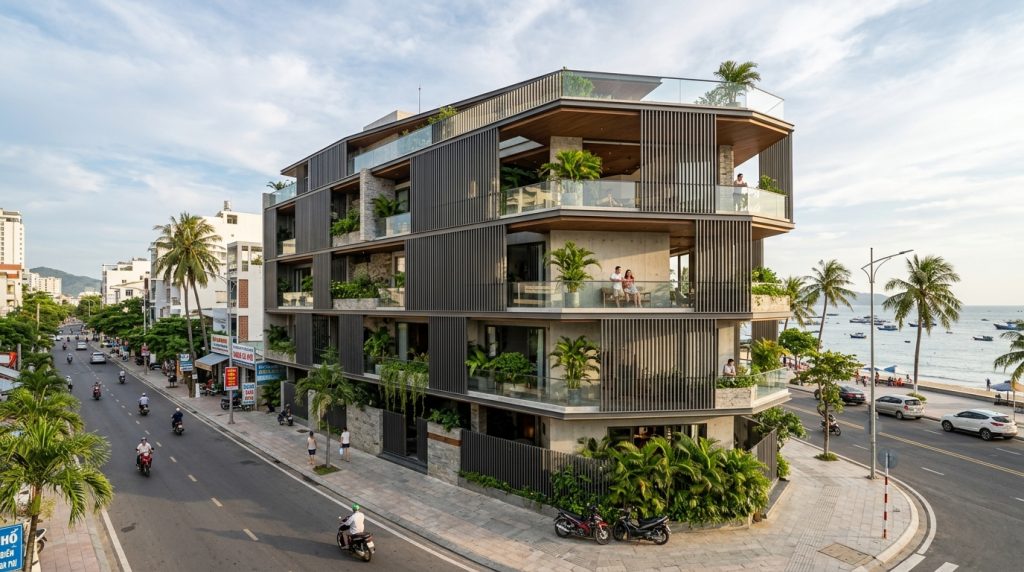 50+ Mẫu Thiết Kế Nhà Phố Hiện Đại, Tối Ưu Thông Gió Tại Nha Trang | Xanh - Design &Amp; Build 4 50+ Mẫu Thiết Kế Nhà Phố Hiện Đại, Tối Ưu Thông Gió Tại Nha Trang - 50+ Mẫu Nhà Phố Đẹp Nha Trang 2026: Tối Ưu Không Gian &Amp; Ánh Sáng | Xanh - Design &Amp; Build
