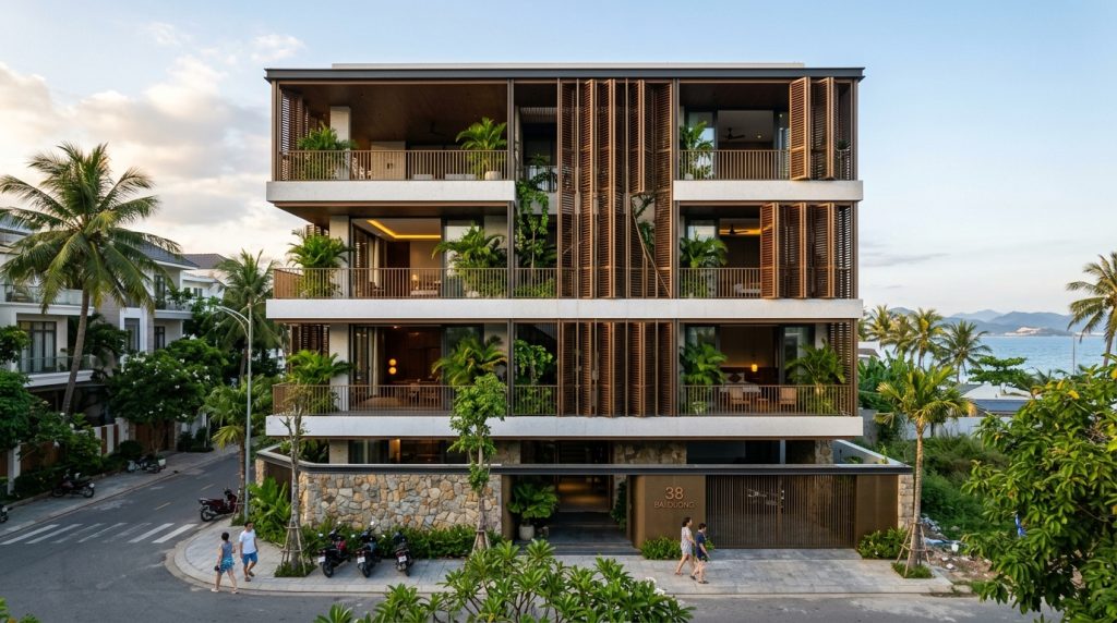 50+ Mẫu Thiết Kế Nhà Phố Hiện Đại, Tối Ưu Thông Gió Tại Nha Trang | Xanh - Design &Amp; Build 18 50+ Mẫu Thiết Kế Nhà Phố Hiện Đại, Tối Ưu Thông Gió Tại Nha Trang - 50+ Mẫu Nhà Phố Đẹp Nha Trang 2026: Tối Ưu Không Gian &Amp; Ánh Sáng | Xanh - Design &Amp; Build