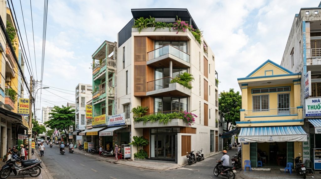 50+ Mẫu Thiết Kế Nhà Phố Hiện Đại, Tối Ưu Thông Gió Tại Nha Trang | Xanh - Design &Amp; Build 12 50+ Mẫu Thiết Kế Nhà Phố Hiện Đại, Tối Ưu Thông Gió Tại Nha Trang - 50+ Mẫu Nhà Phố Đẹp Nha Trang 2026: Tối Ưu Không Gian &Amp; Ánh Sáng | Xanh - Design &Amp; Build