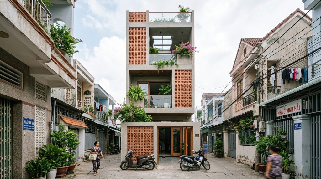 50+ Mẫu Thiết Kế Nhà Phố Hiện Đại, Tối Ưu Thông Gió Tại Nha Trang | Xanh - Design &Amp; Build 5 50+ Mẫu Thiết Kế Nhà Phố Hiện Đại, Tối Ưu Thông Gió Tại Nha Trang - 50+ Mẫu Nhà Phố Đẹp Nha Trang 2026: Tối Ưu Không Gian &Amp; Ánh Sáng | Xanh - Design &Amp; Build