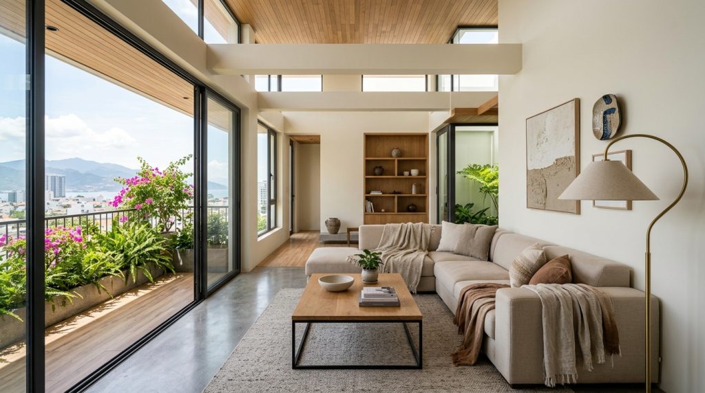 50+ Mẫu Thiết Kế Nhà Phố Hiện Đại, Tối Ưu Thông Gió Tại Nha Trang | Xanh - Design &Amp; Build 2 50+ Mẫu Thiết Kế Nhà Phố Hiện Đại, Tối Ưu Thông Gió Tại Nha Trang - Vì Sao Thông Gió Quan Trọng Cho Thiết Kế Nhà Phố Nha Trang? | Xanh - Design &Amp; Build