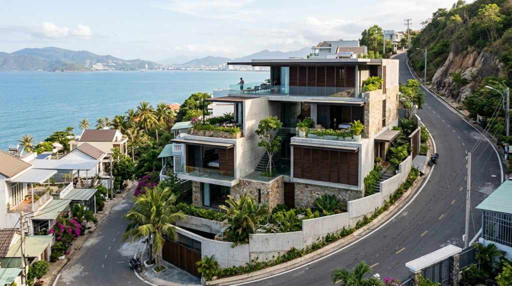 50+ Mẫu Thiết Kế Nhà Phố Hiện Đại, Tối Ưu Thông Gió Tại Nha Trang | Xanh - Design &Amp; Build 8 50+ Mẫu Thiết Kế Nhà Phố Hiện Đại, Tối Ưu Thông Gió Tại Nha Trang - 50+ Mẫu Nhà Phố Đẹp Nha Trang 2026: Tối Ưu Không Gian &Amp; Ánh Sáng | Xanh - Design &Amp; Build