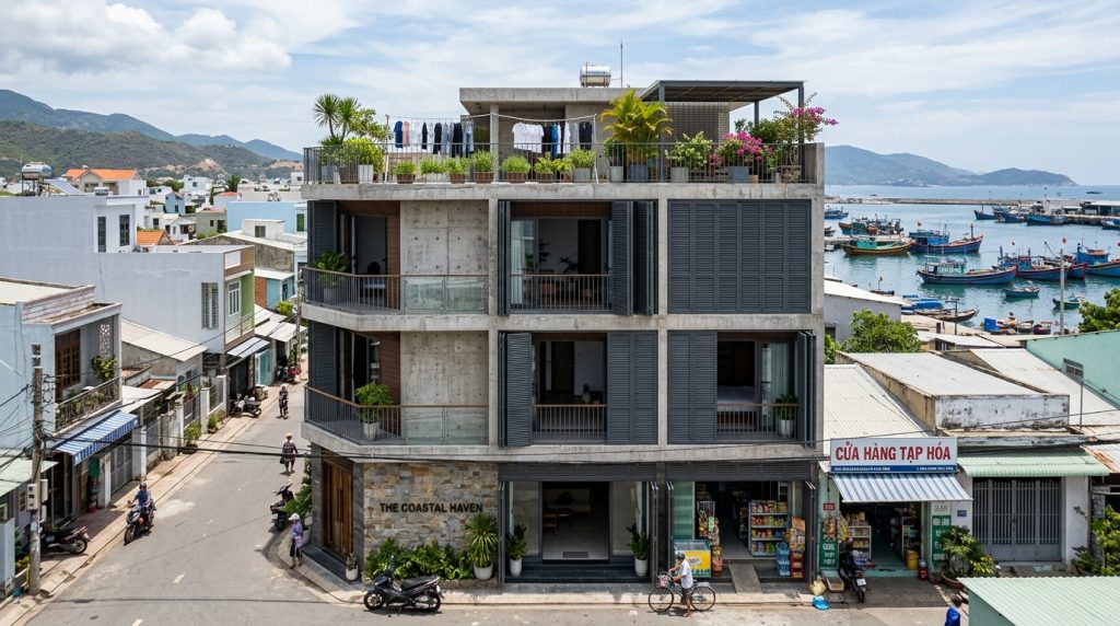 50+ Mẫu Thiết Kế Nhà Phố Hiện Đại, Tối Ưu Thông Gió Tại Nha Trang | Xanh - Design &Amp; Build 16 50+ Mẫu Thiết Kế Nhà Phố Hiện Đại, Tối Ưu Thông Gió Tại Nha Trang - 50+ Mẫu Nhà Phố Đẹp Nha Trang 2026: Tối Ưu Không Gian &Amp; Ánh Sáng | Xanh - Design &Amp; Build