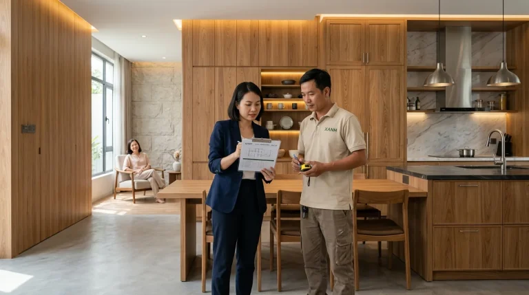 Bảng Giá Chi Tiết Thiết Kế Nội Thất Chung Cư Trọn Gói Nha Trang - Đồng Hành Cùng Xanh: Quy Trình Triển Khai Nội Thất Chung Cư Trọn Gói | Xanh - Design &Amp; Build