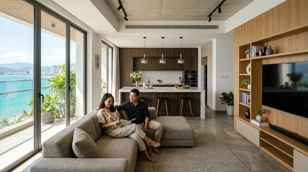 Bảng Giá Chi Tiết Thiết Kế Nội Thất Chung Cư Trọn Gói Nha Trang | Xanh - Design &Amp; Build 4 Bảng Giá Chi Tiết Thiết Kế Nội Thất Chung Cư Trọn Gói Nha Trang - Báo Giá Thi Công Nội Thất Chung Cư 2 Phòng Ngủ Nha Trang: Một Cách Tiếp Cận Minh Bạch | Xanh - Design &Amp; Build