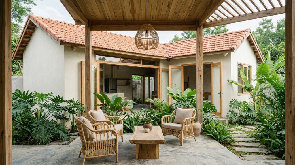 Biến Hóa Nhà Cũ Cấp 4 Thành Homestay &Quot;Triệu View&Quot; Thu Hút | Xanh - Design &Amp; Build 8 Biến Hóa Nhà Cũ Cấp 4 Thành Homestay