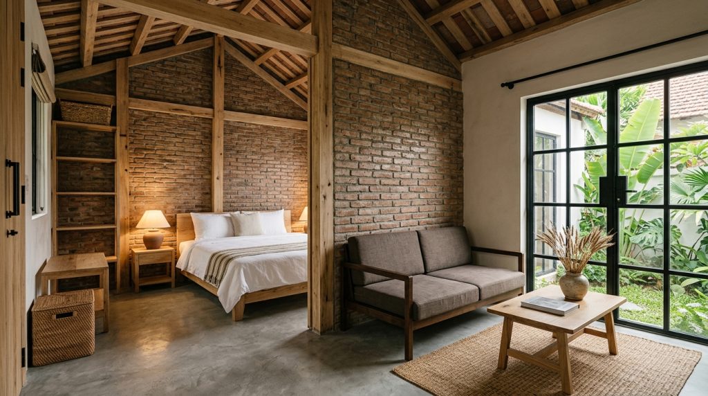 Biến Hóa Nhà Cũ Cấp 4 Thành Homestay &Quot;Triệu View&Quot; Thu Hút | Xanh - Design &Amp; Build 9 Biến Hóa Nhà Cũ Cấp 4 Thành Homestay