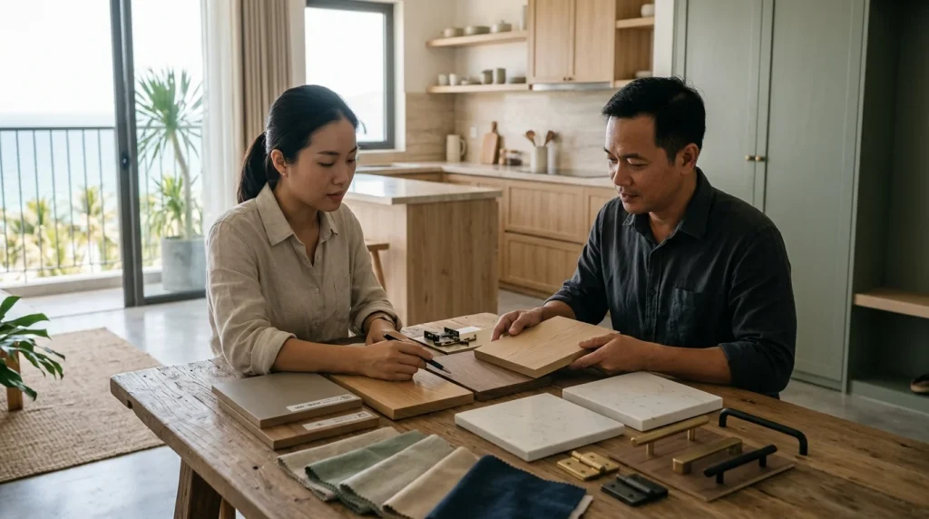 Công Ty Thiết Kế Thi Công Nội Thất Nha Trang Trọn Gói | Xanh - Design &Amp; Build 5 Công Ty Thiết Kế Thi Công Nội Thất Nha Trang Trọn Gói - Lựa Chọn Vật Liệu Và Công Nghệ Tiên Tiến Trong Xây Dựng Nội Thất Nha Trang | Xanh - Design &Amp; Build