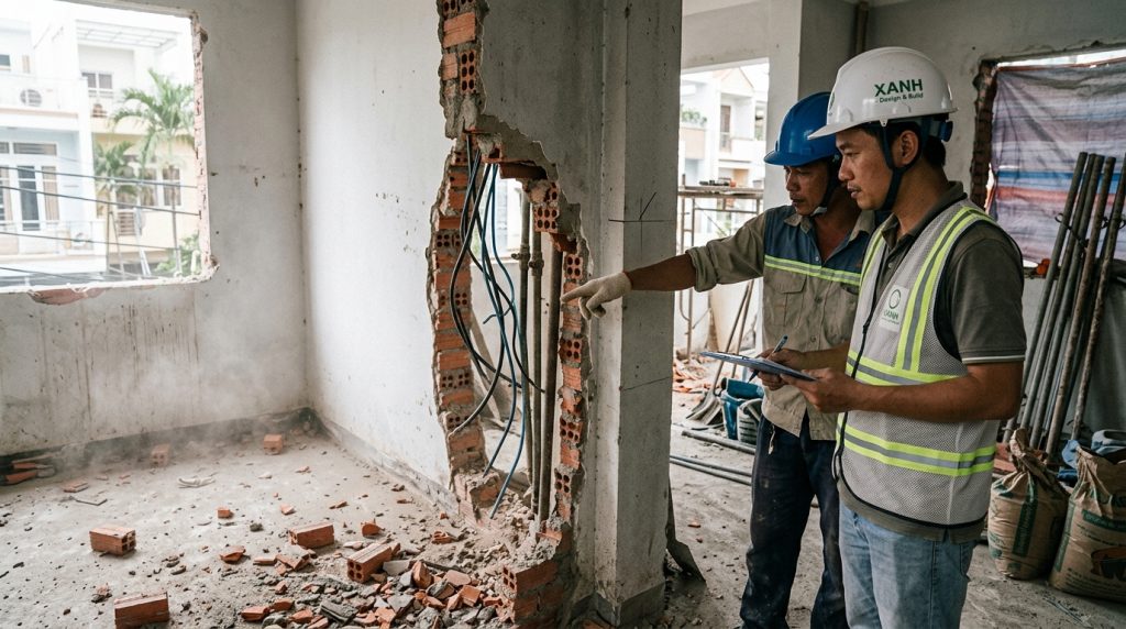 Dịch Vụ Cải Tạo Nhà Phố Tại Nha Trang Uy Tín, Trọn Gói 6 Dịch Vụ Cải Tạo Nhà Phố Tại Nha Trang Uy Tín, Trọn Gói - Quy Trình Thi Công: Minh Bạch &Amp; Tận Tâm Đến Từng Chi Tiết | Xanh - Design &Amp; Build