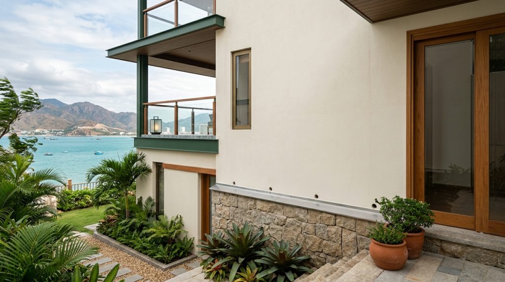 Hướng Dẫn Cách Xử Lý Tường Bị Muối Hóa Triệt Để Nhất | Xanh - Design &Amp; Build 8 Hướng Dẫn Cách Xử Lý Tường Bị Muối Hóa Triệt Để Nhất - Phòng Ngừa Tốt Hơn Chữa Trị: Cách Chống Muối Hóa Cho Nhà Gần Biển | Xanh - Design &Amp; Build
