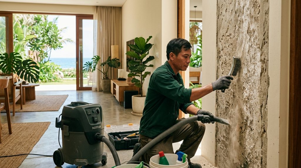 Hướng Dẫn Cách Xử Lý Tường Bị Muối Hóa Triệt Để Nhất | Xanh - Design &Amp; Build 5 Hướng Dẫn Cách Xử Lý Tường Bị Muối Hóa Triệt Để Nhất - Các Bước Xử Lý Tường Bị Muối Hóa Triệt Để: Kiến Tạo Vẻ Đẹp Bền Vững | Xanh - Design &Amp; Build