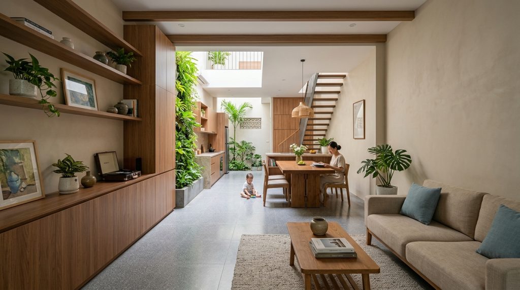 Kinh Nghiệm Cần Lưu Ý Khi Cải Tạo Nhà Cũ Tại Nha Trang - Ý Tưởng Thiết Kế Lại Nhà Phố Cũ Nha Trang: Kiến Tạo Không Gian Sống Riêng Biệt | Xanh - Design &Amp; Build