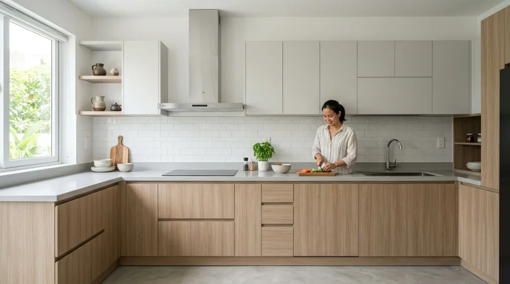 Thi Công Tủ Bếp Bằng Nhựa Đặc Picomat Tại Nha Trang | Xanh - Design &Amp; Build 4 Thi Công Tủ Bếp Bằng Nhựa Đặc Picomat Tại Nha Trang - Có Nên Làm Tủ Bếp Bằng Nhựa Picomat Cho Tổ Ấm Của Bạn? | Xanh - Design &Amp; Build