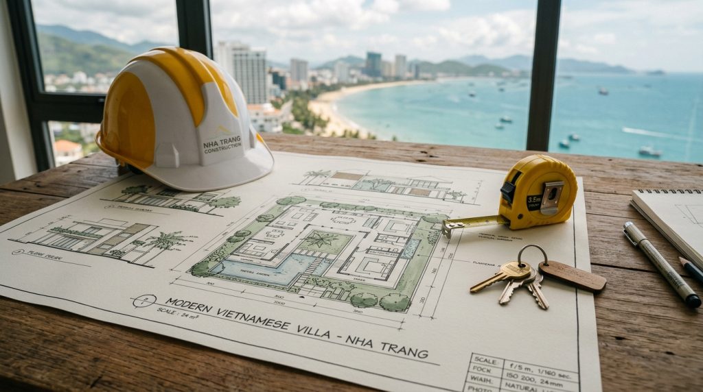 Dự Toán Chi Tiết Chi Phí Xây Nhà Ống 2 Tầng 100M2 Trọn Gói Tại Nha Trang | Xanh - Design &Amp; Build 6 Xây Nhà Trọn Gói Nha Trang | Xanh - Design &Amp; Build